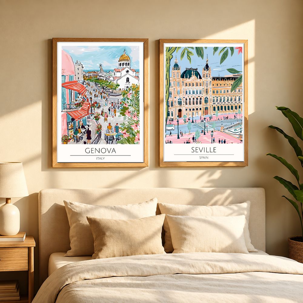 Set de cuadros decorativos que combinan