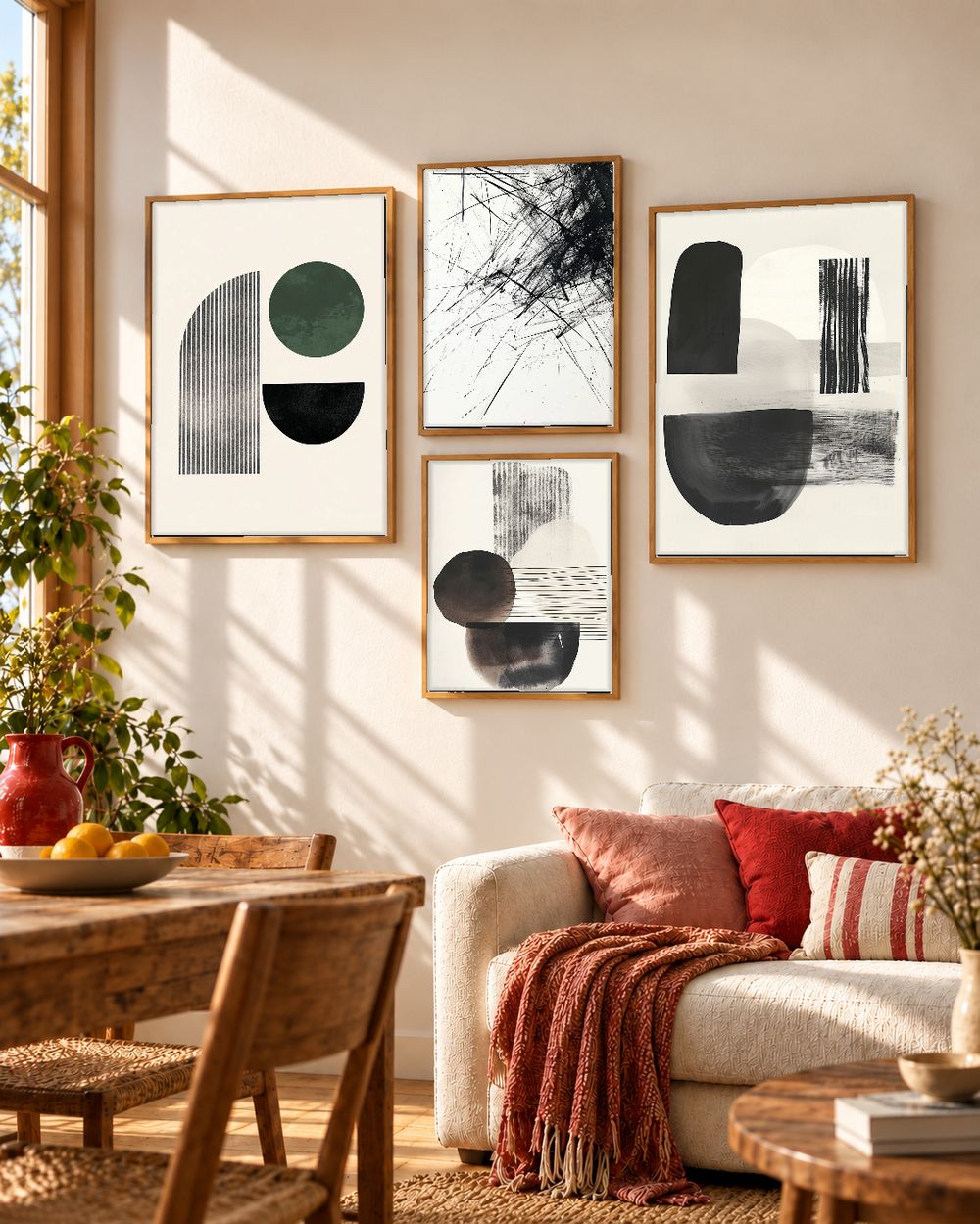 Set de cuadros decorativos que combinan