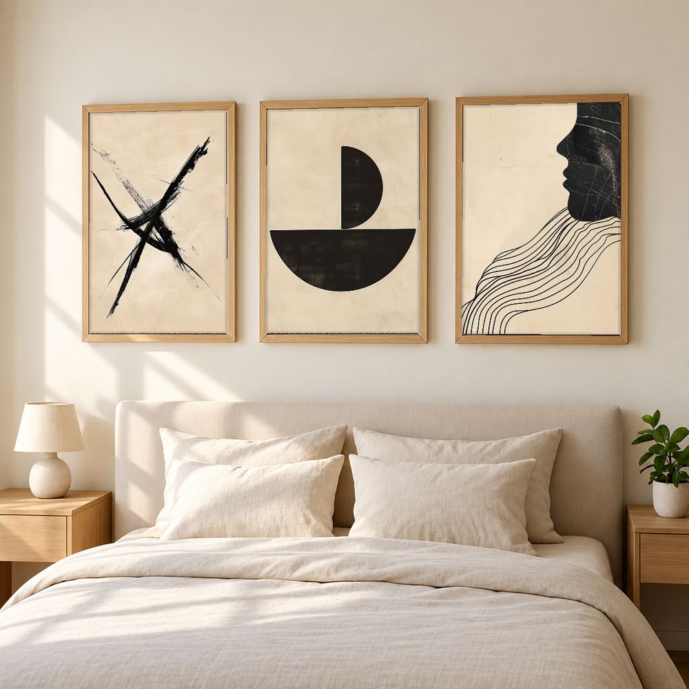 Set de cuadros decorativos que combinan
