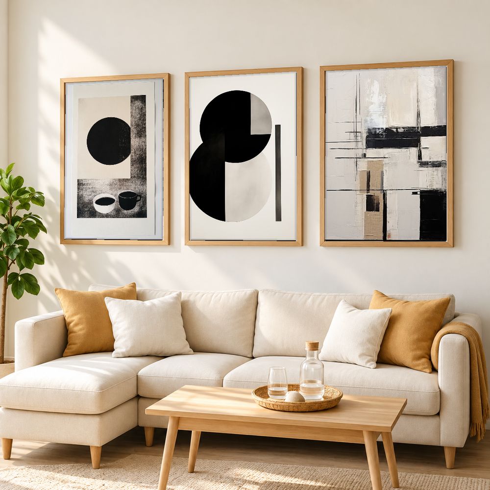 Set de cuadros decorativos que combinan