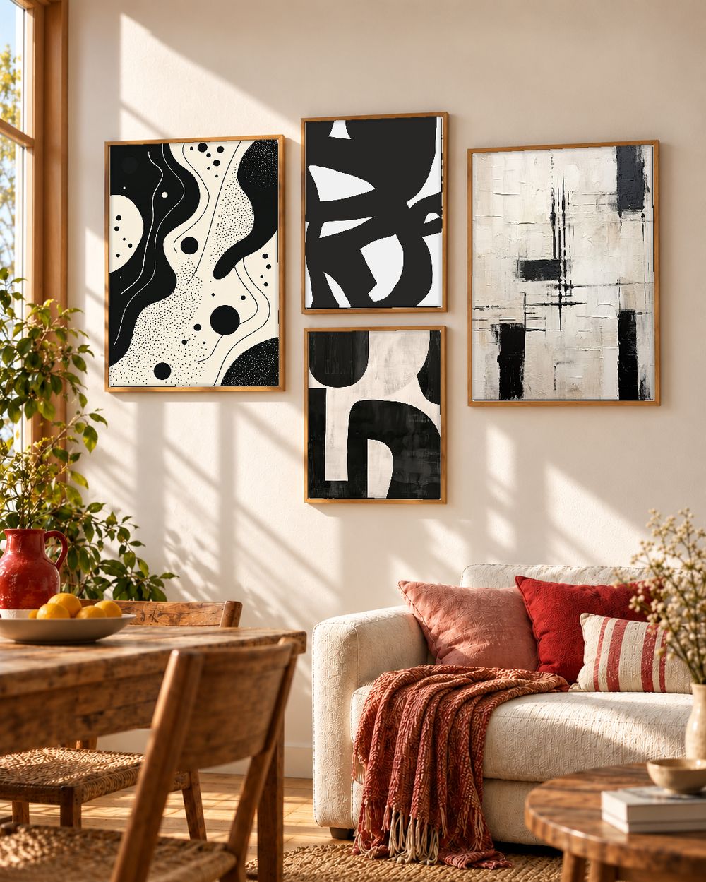 Set de cuadros decorativos que combinan