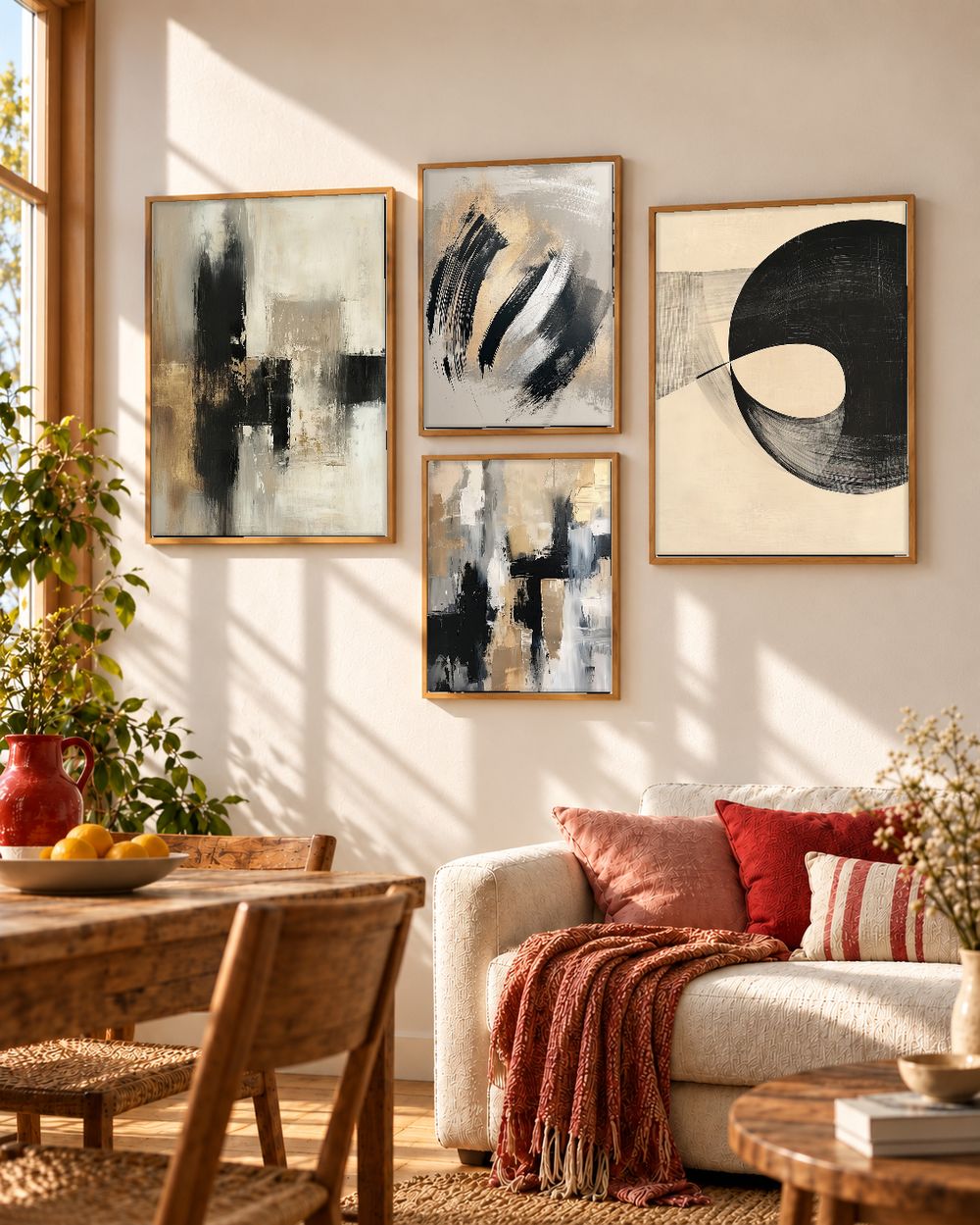 Set de cuadros decorativos que combinan