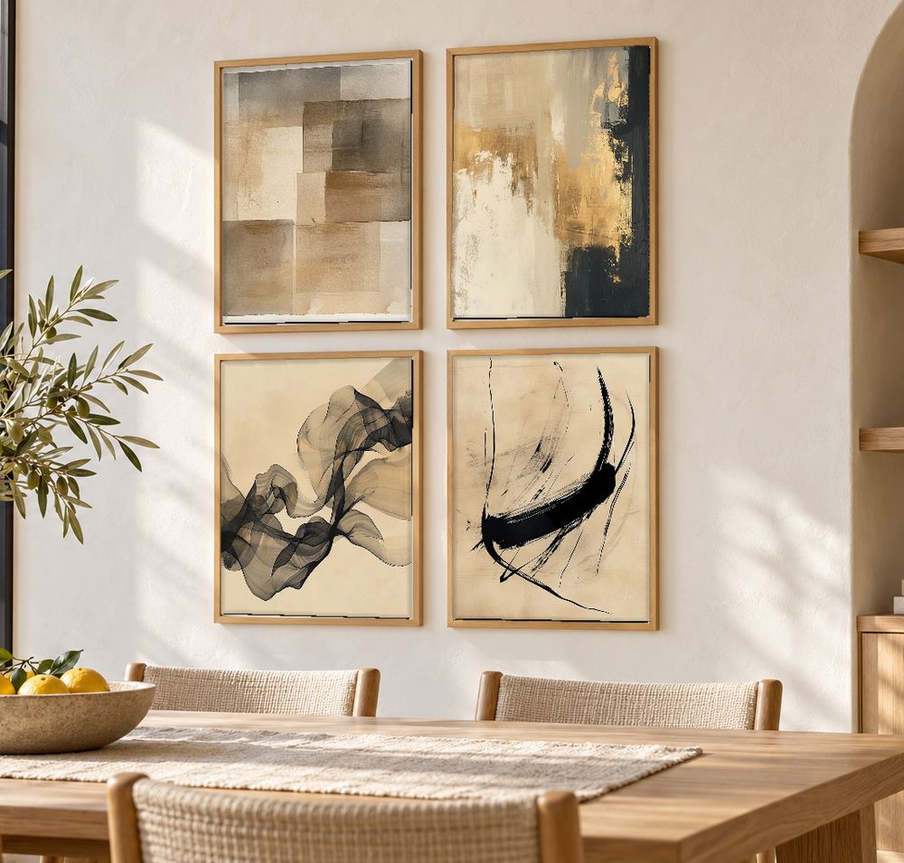 Set de cuadros decorativos que combinan