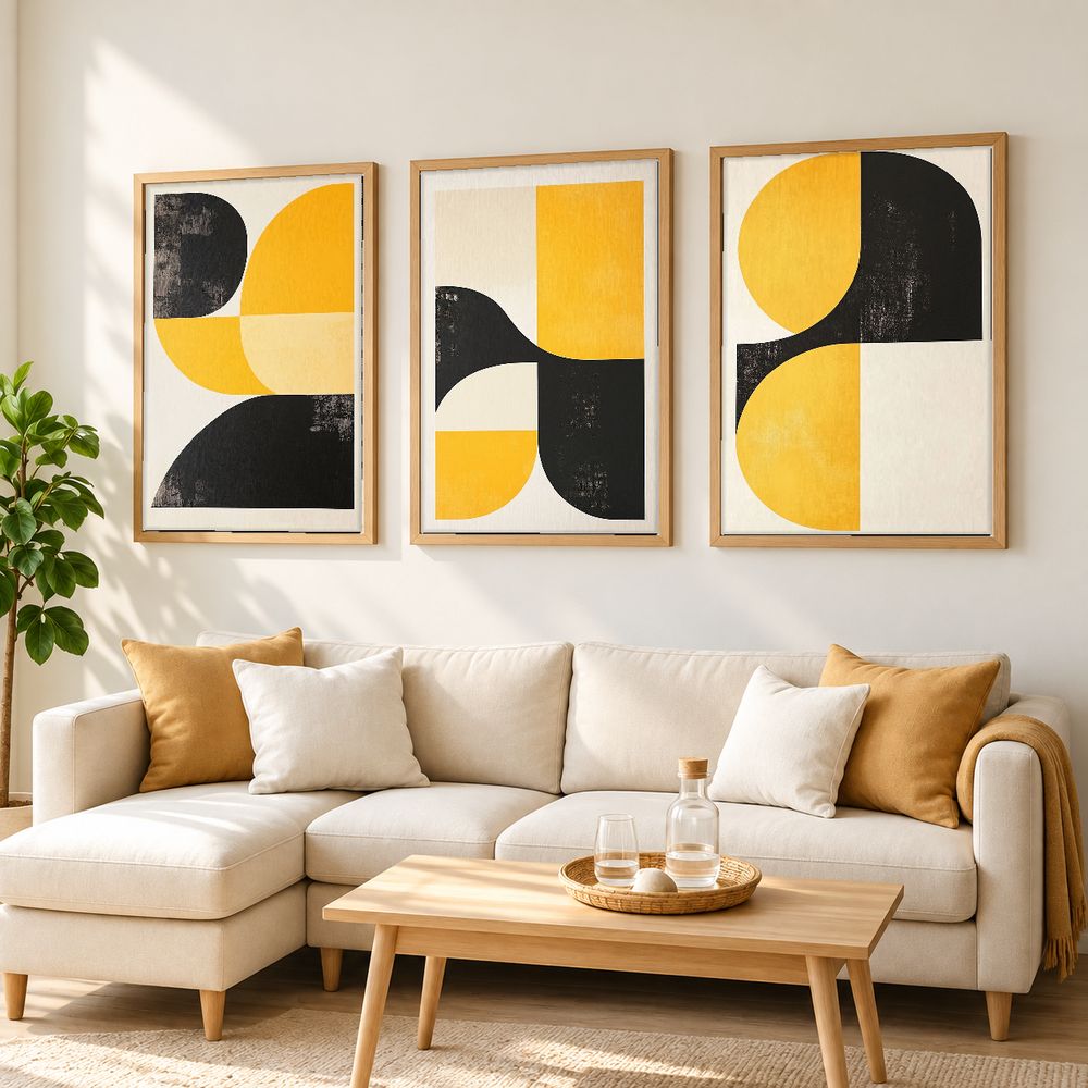 Set de cuadros decorativos que combinan