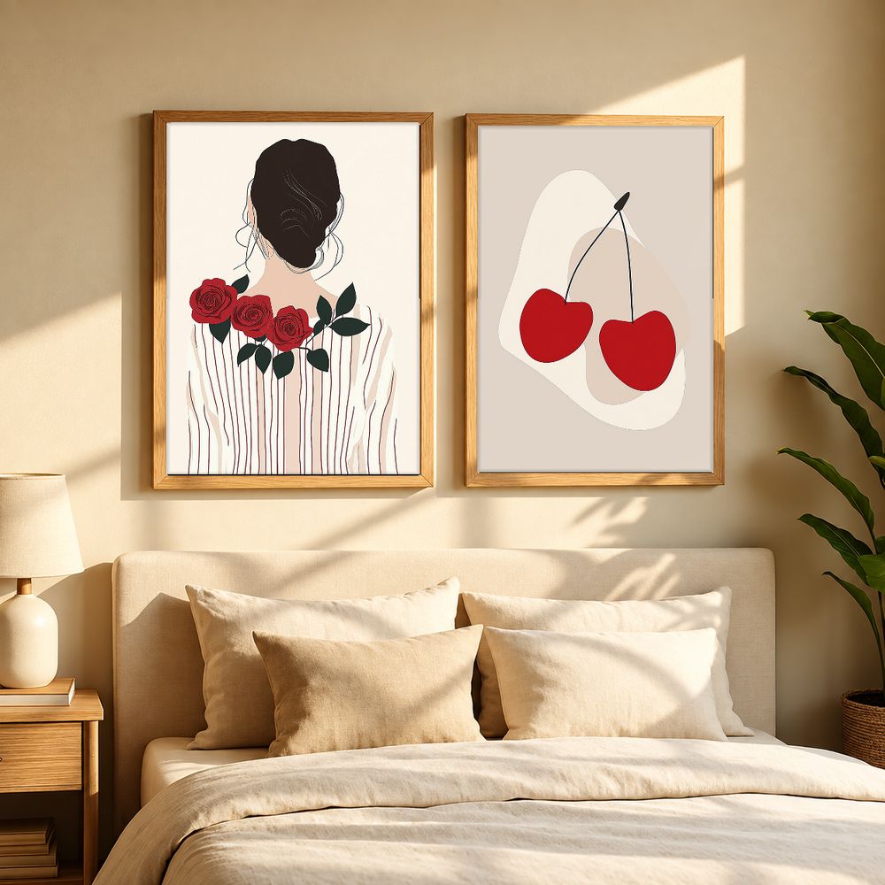 Set de cuadros decorativos que combinan