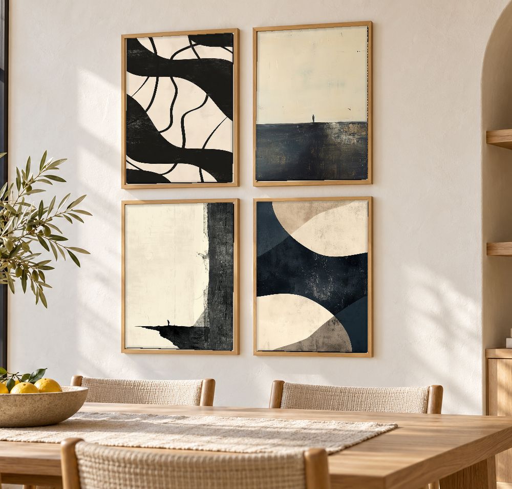 Set de cuadros decorativos que combinan