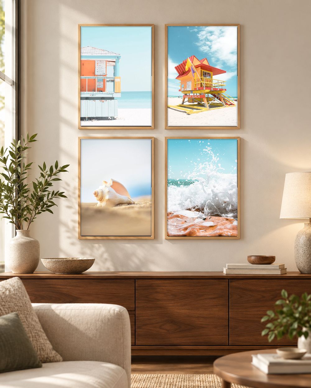 Set de cuadros decorativos que combinan