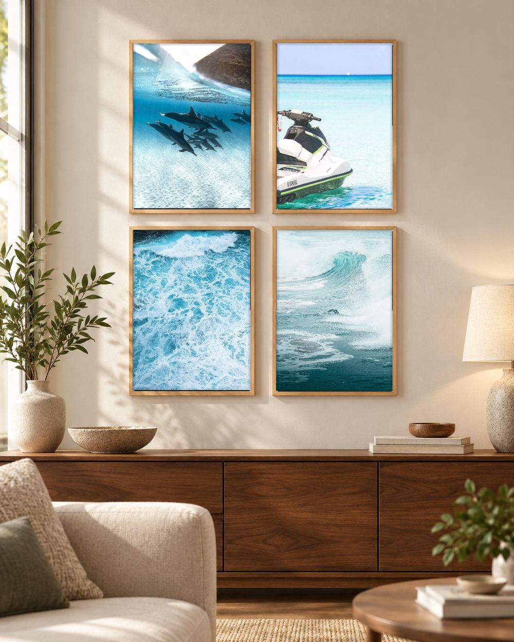 Set de cuadros decorativos que combinan