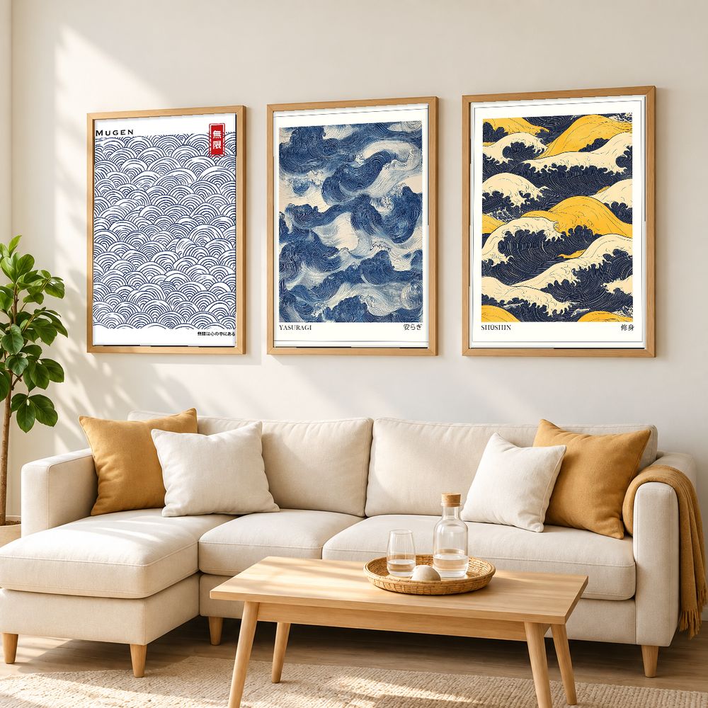 Set de cuadros decorativos que combinan
