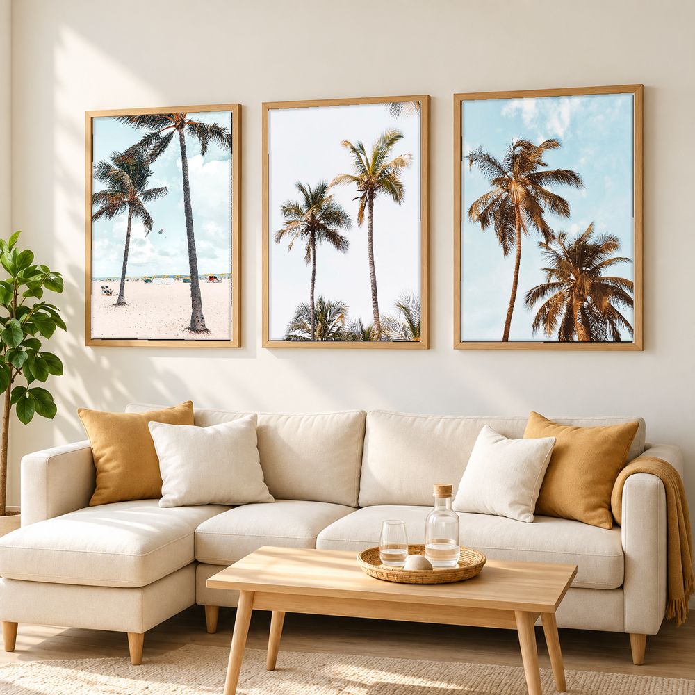 Set de cuadros decorativos que combinan