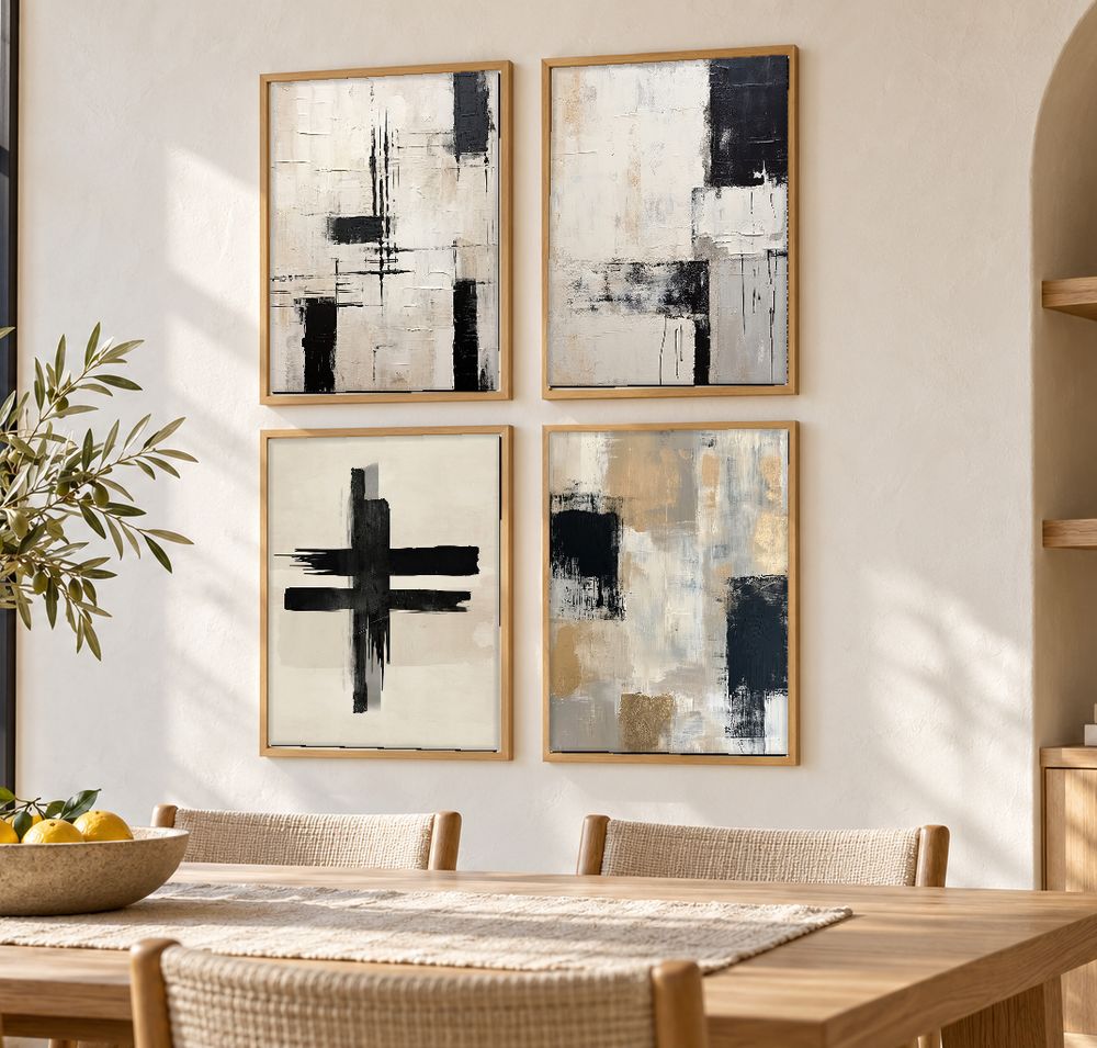 Set de cuadros decorativos que combinan