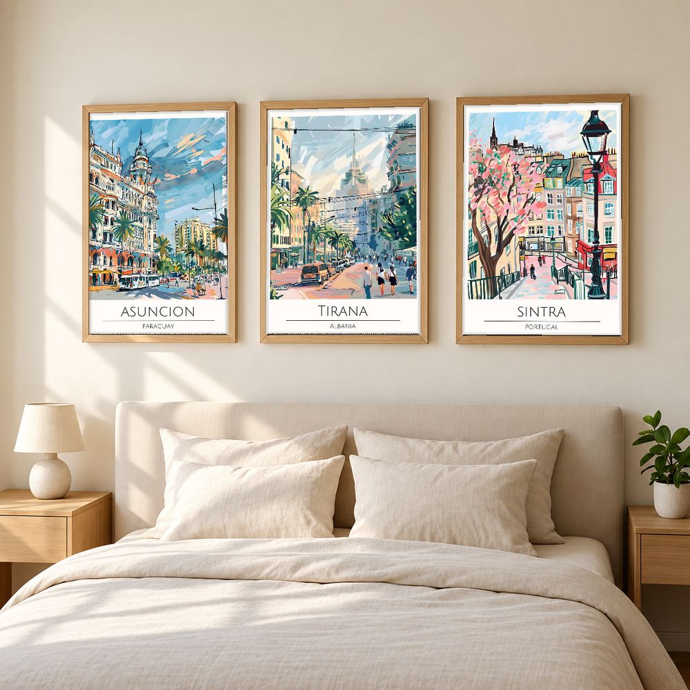 Set de cuadros decorativos que combinan
