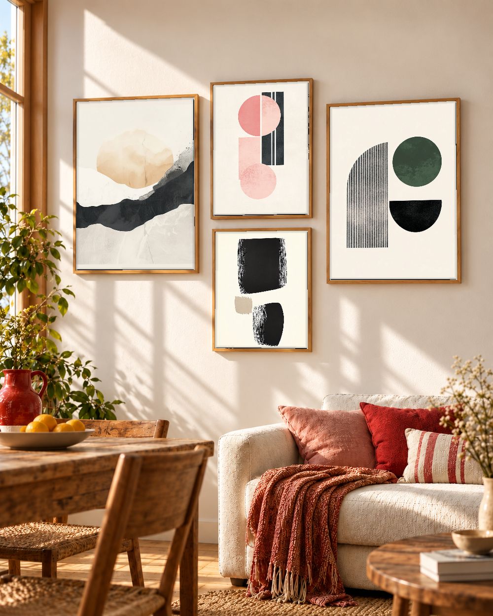 Set de cuadros decorativos que combinan