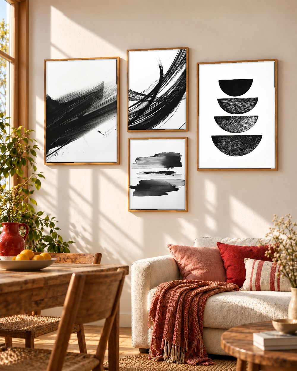 Set de cuadros decorativos que combinan