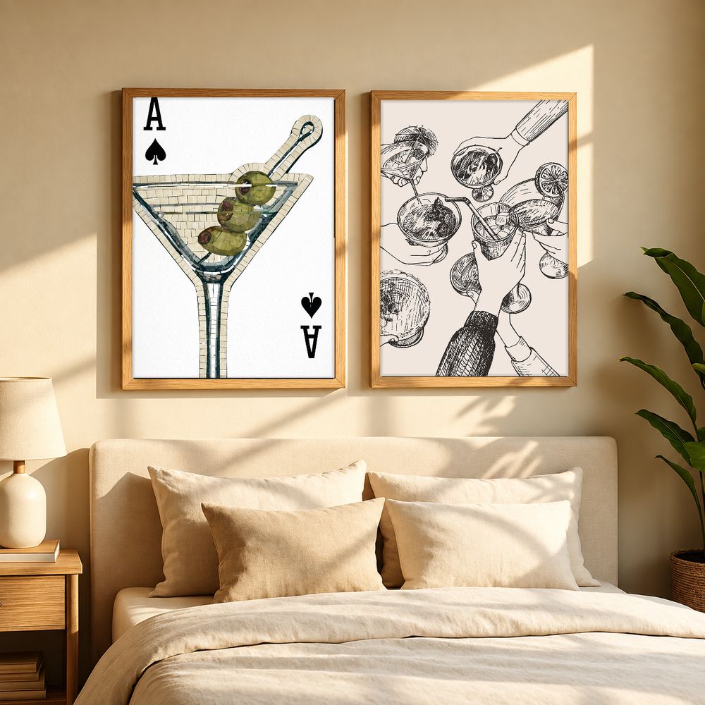 Set de cuadros decorativos que combinan