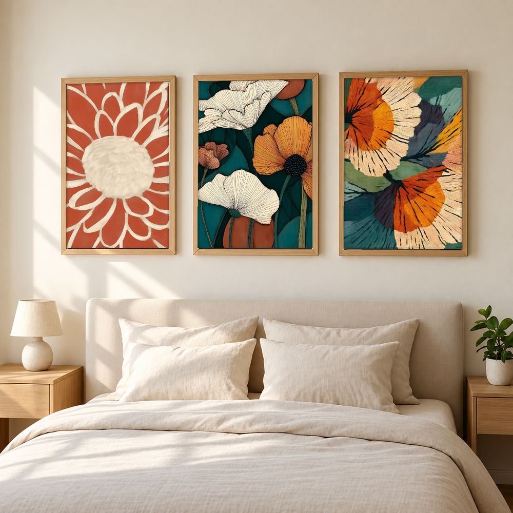 Set de cuadros decorativos que combinan