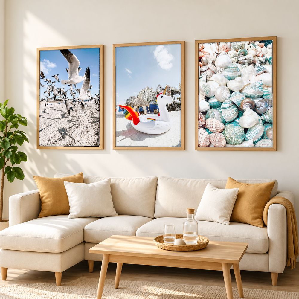 Set de cuadros decorativos que combinan