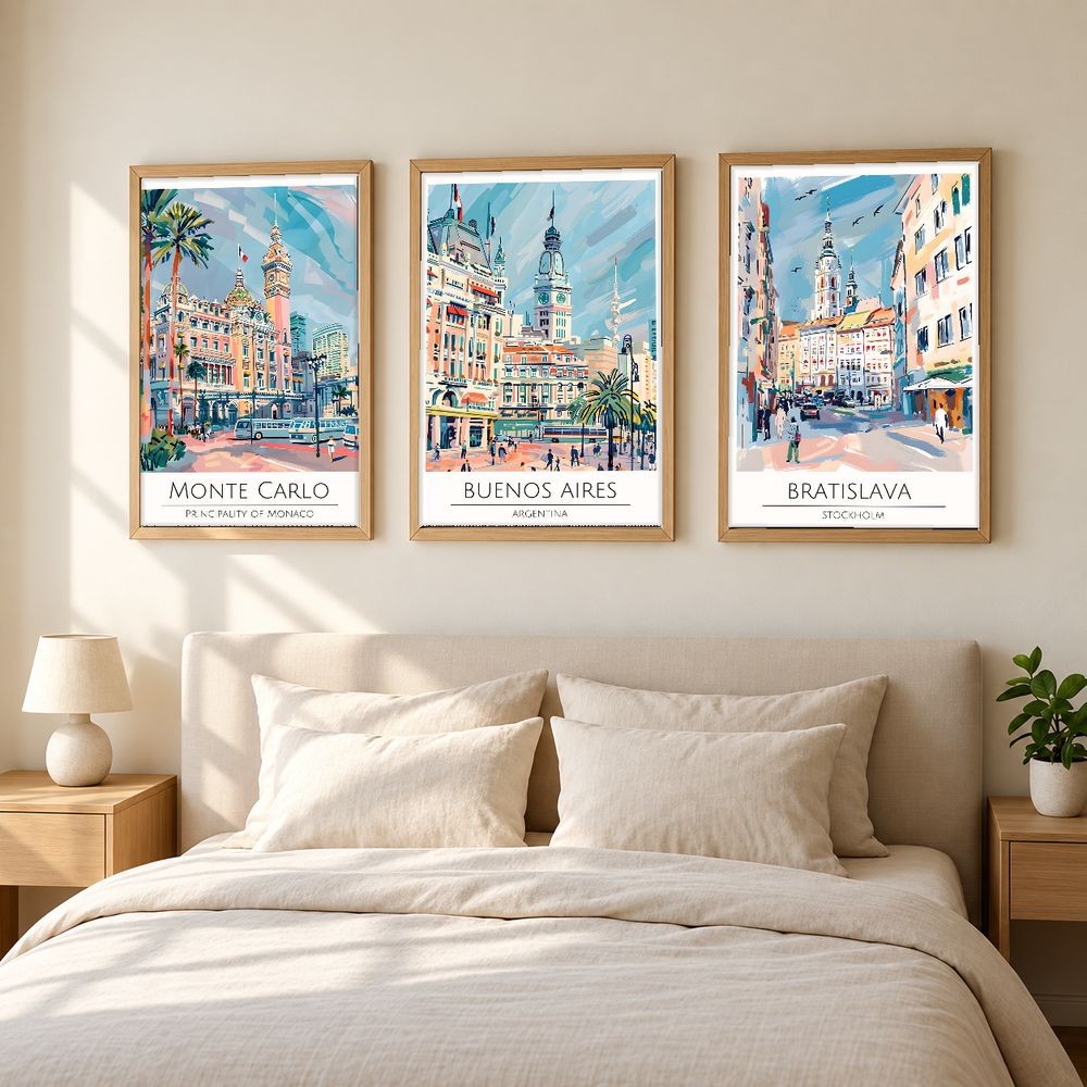 Set de cuadros decorativos que combinan