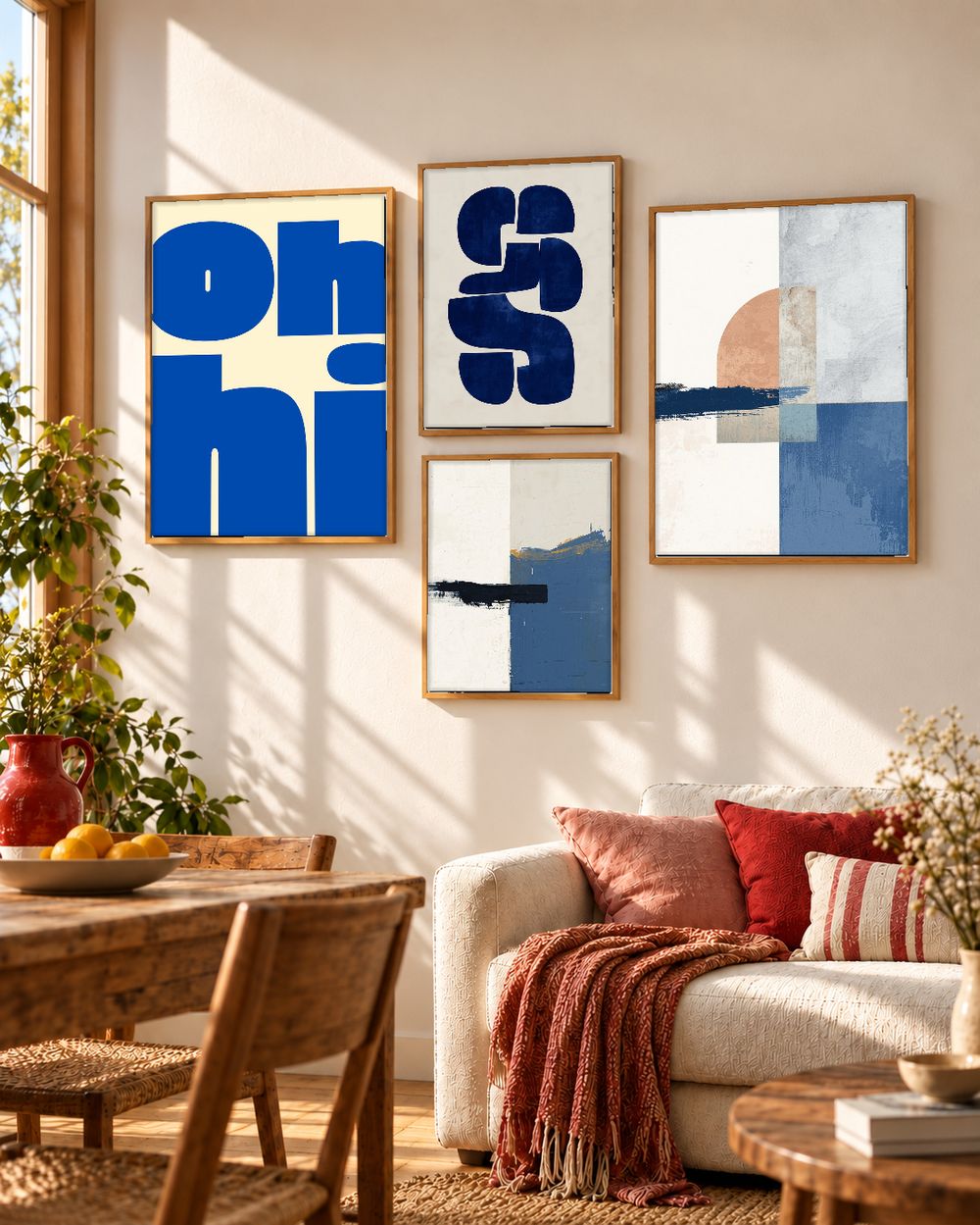 Set de cuadros decorativos que combinan