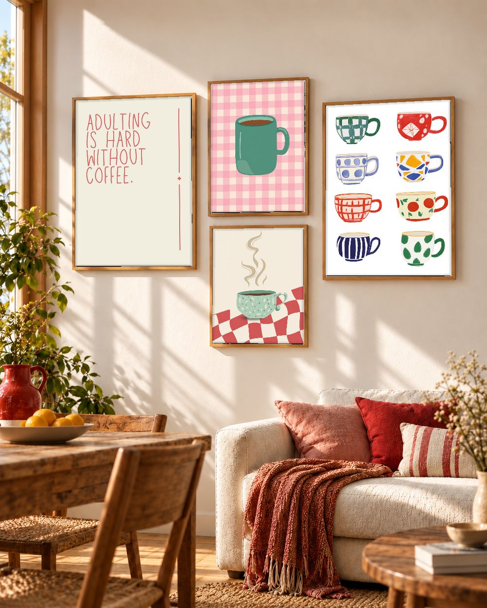 Set de cuadros decorativos que combinan