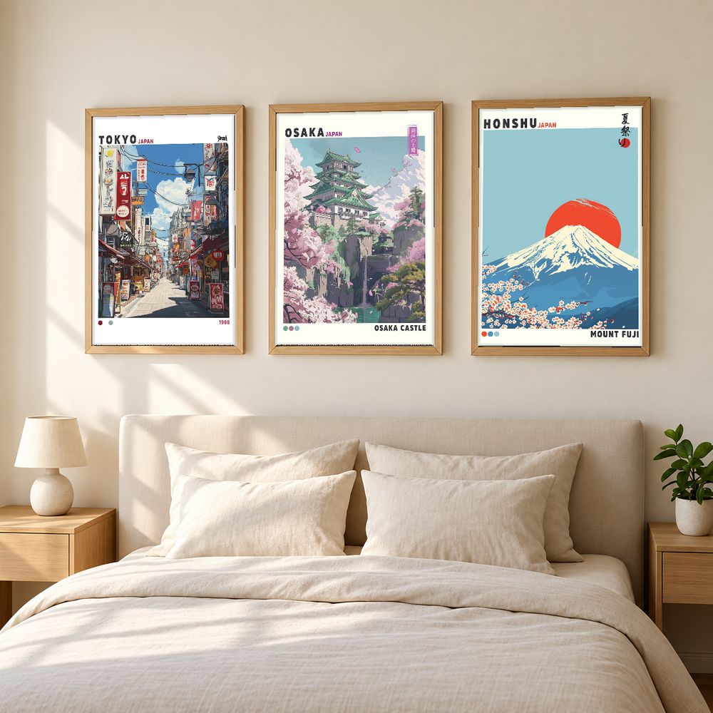 Set de cuadros decorativos que combinan