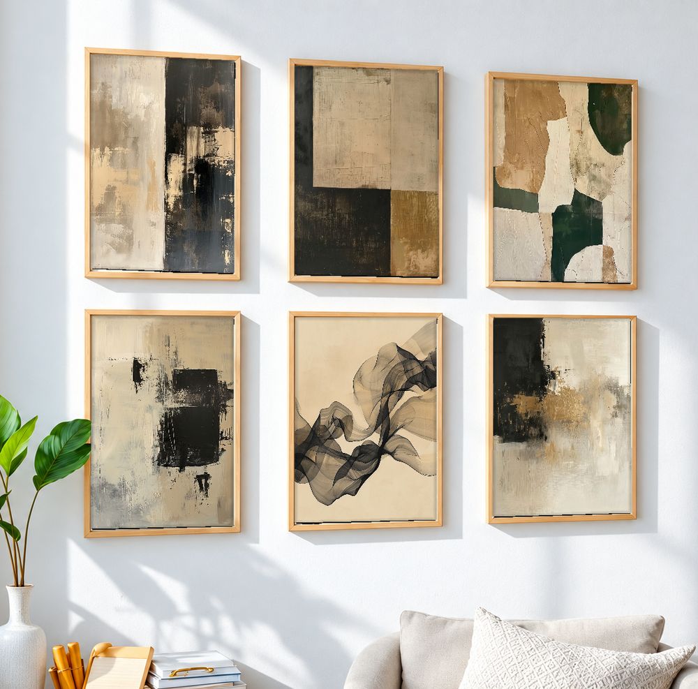 Set de cuadros decorativos que combinan