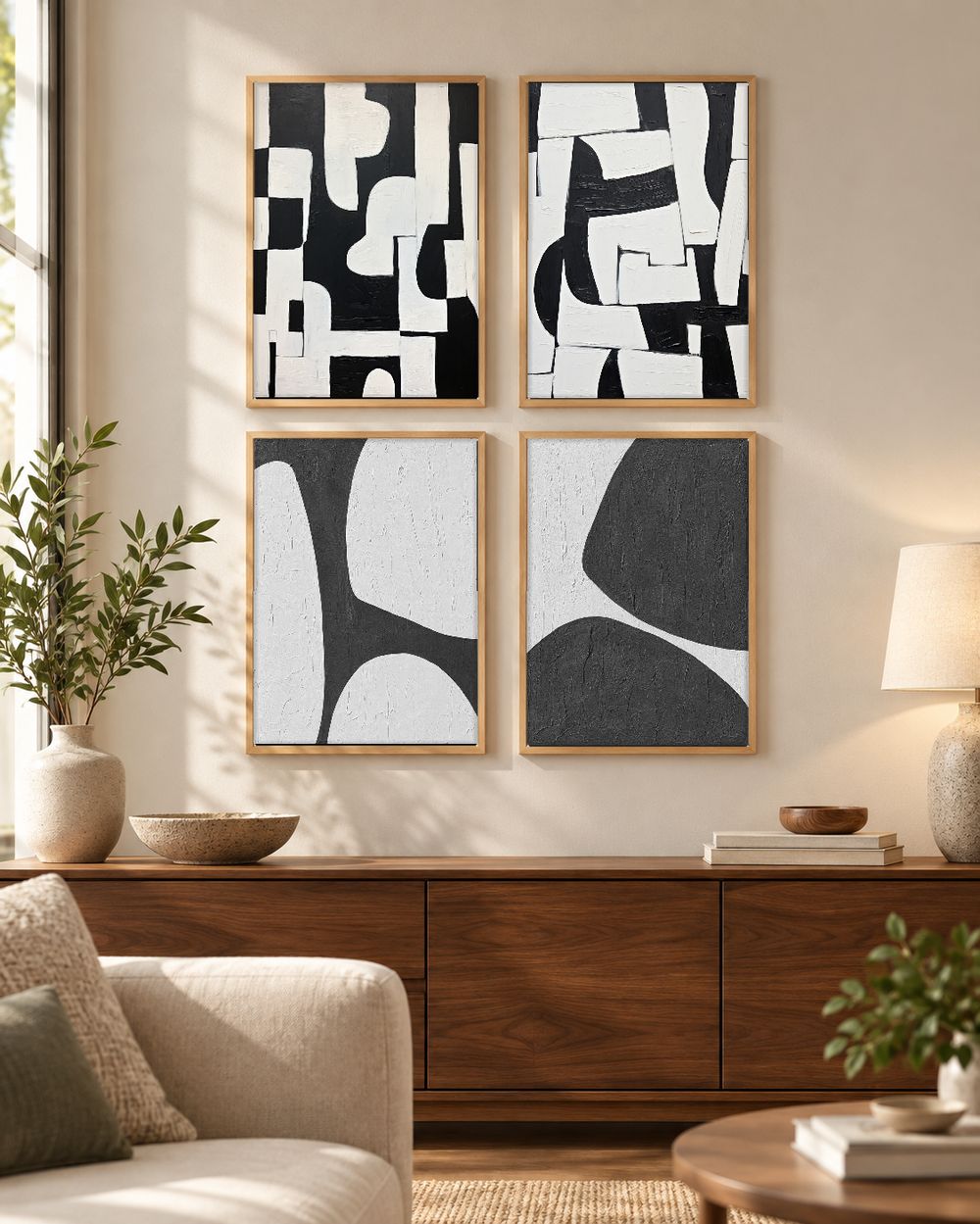 Set de cuadros decorativos que combinan