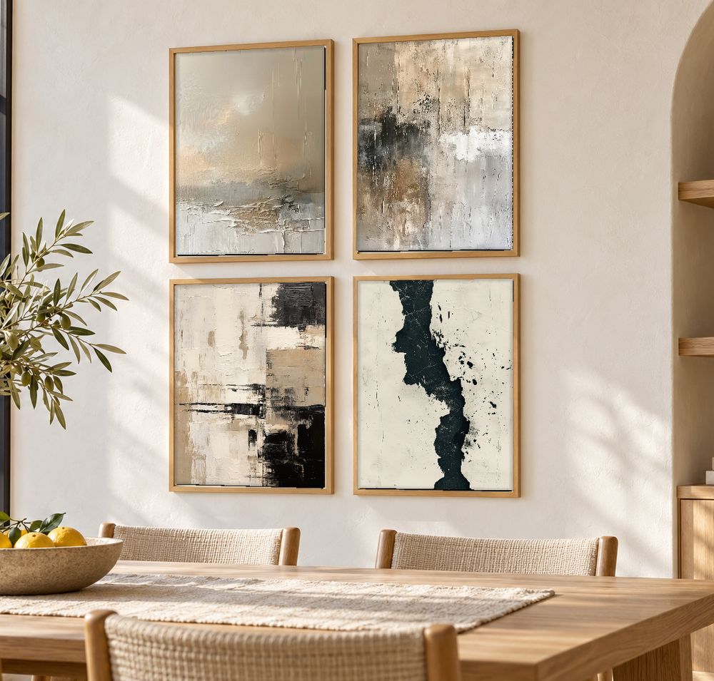 Set de cuadros decorativos que combinan