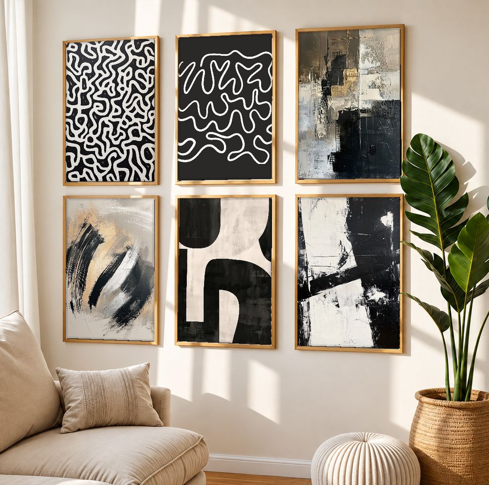 Set de cuadros decorativos que combinan