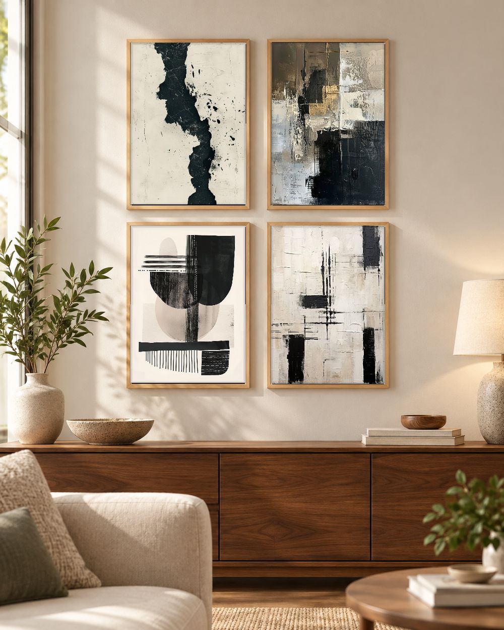 Set de cuadros decorativos que combinan
