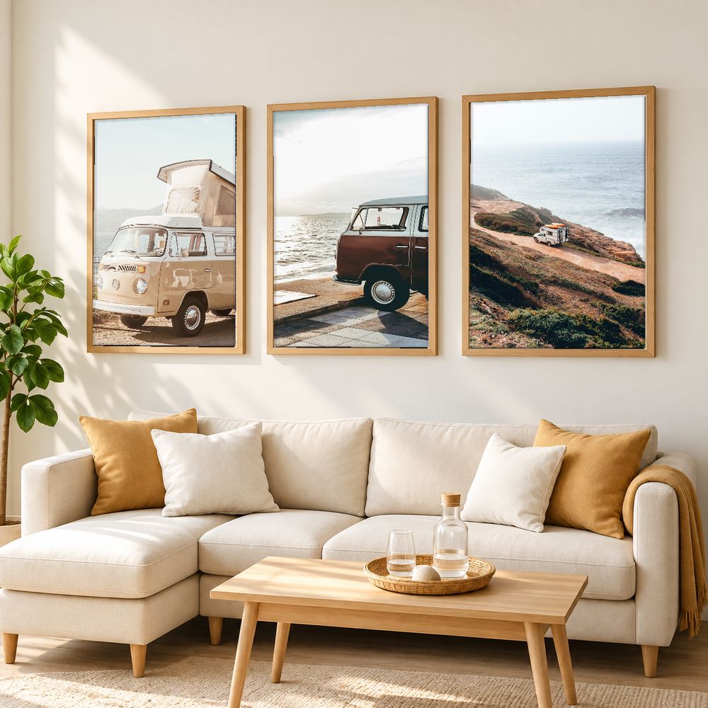 Set de cuadros decorativos que combinan