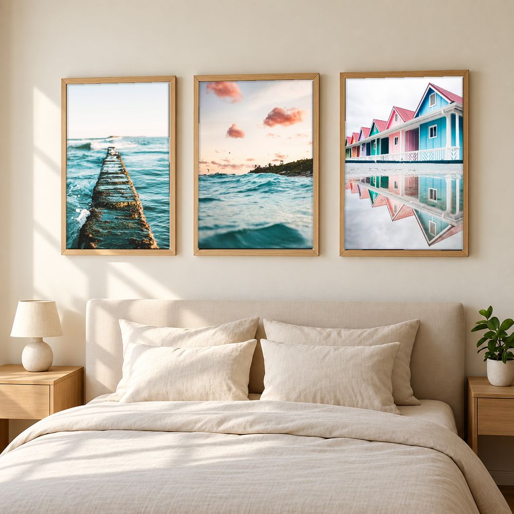 Set de cuadros decorativos que combinan
