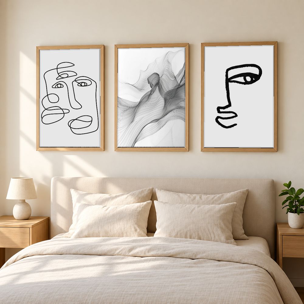 Set de cuadros decorativos que combinan