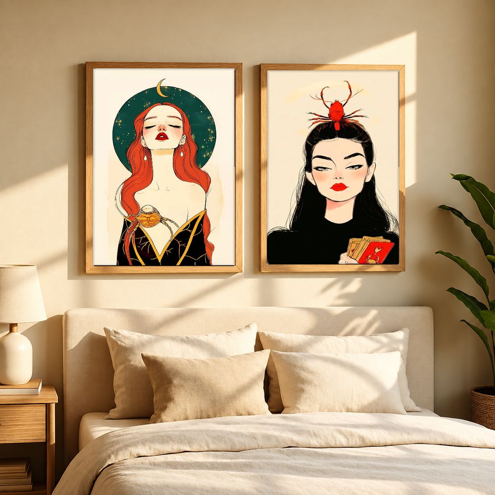 Set de cuadros decorativos que combinan