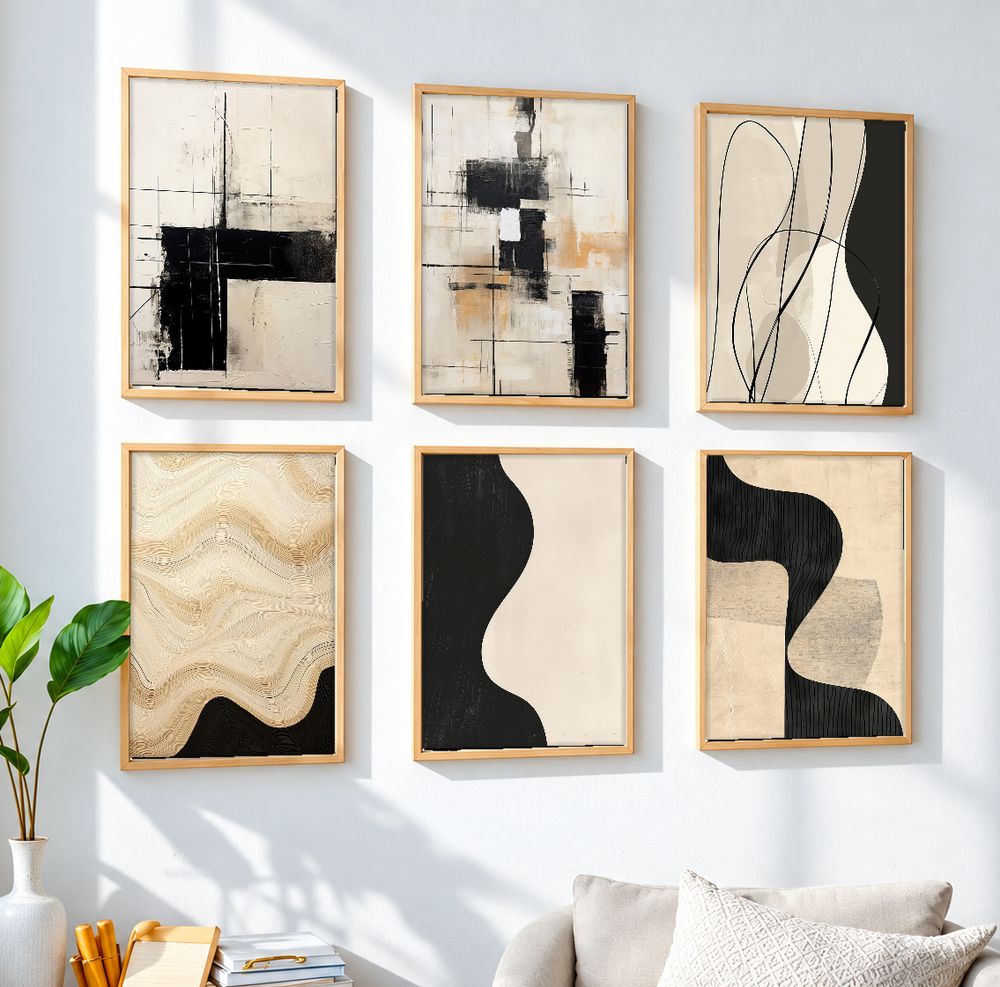 Set de cuadros decorativos que combinan