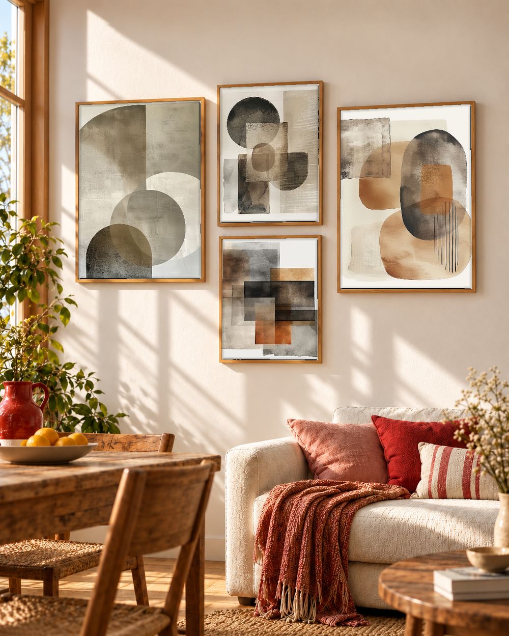 Set de cuadros decorativos que combinan