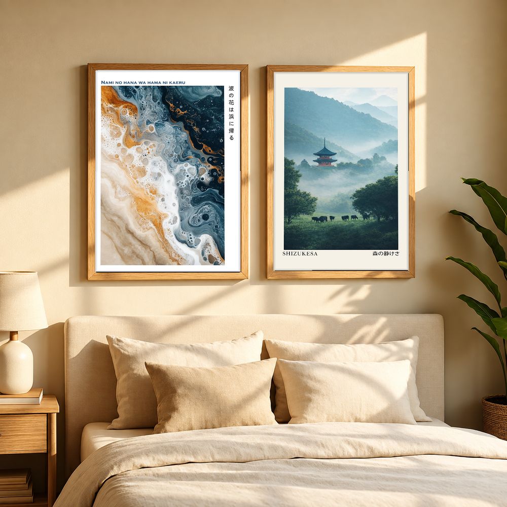Set de cuadros decorativos que combinan