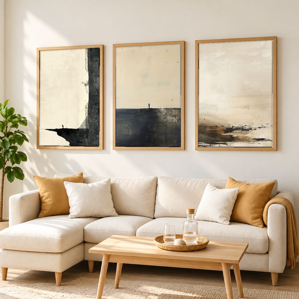 Set de cuadros decorativos que combinan