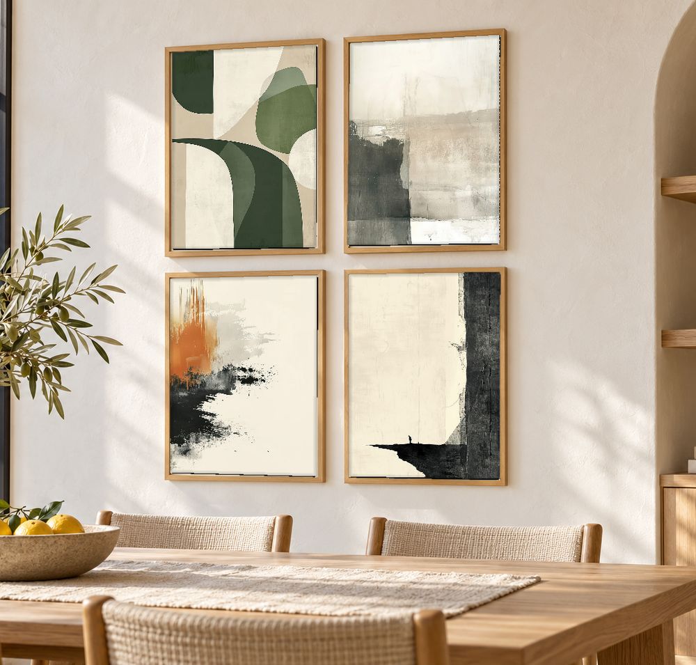 Set de cuadros decorativos que combinan