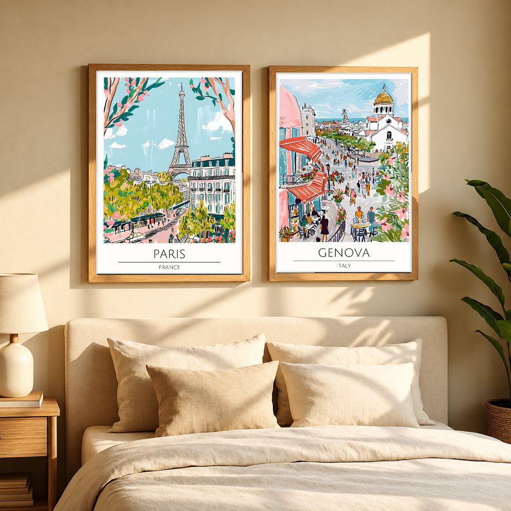 Set de cuadros decorativos que combinan