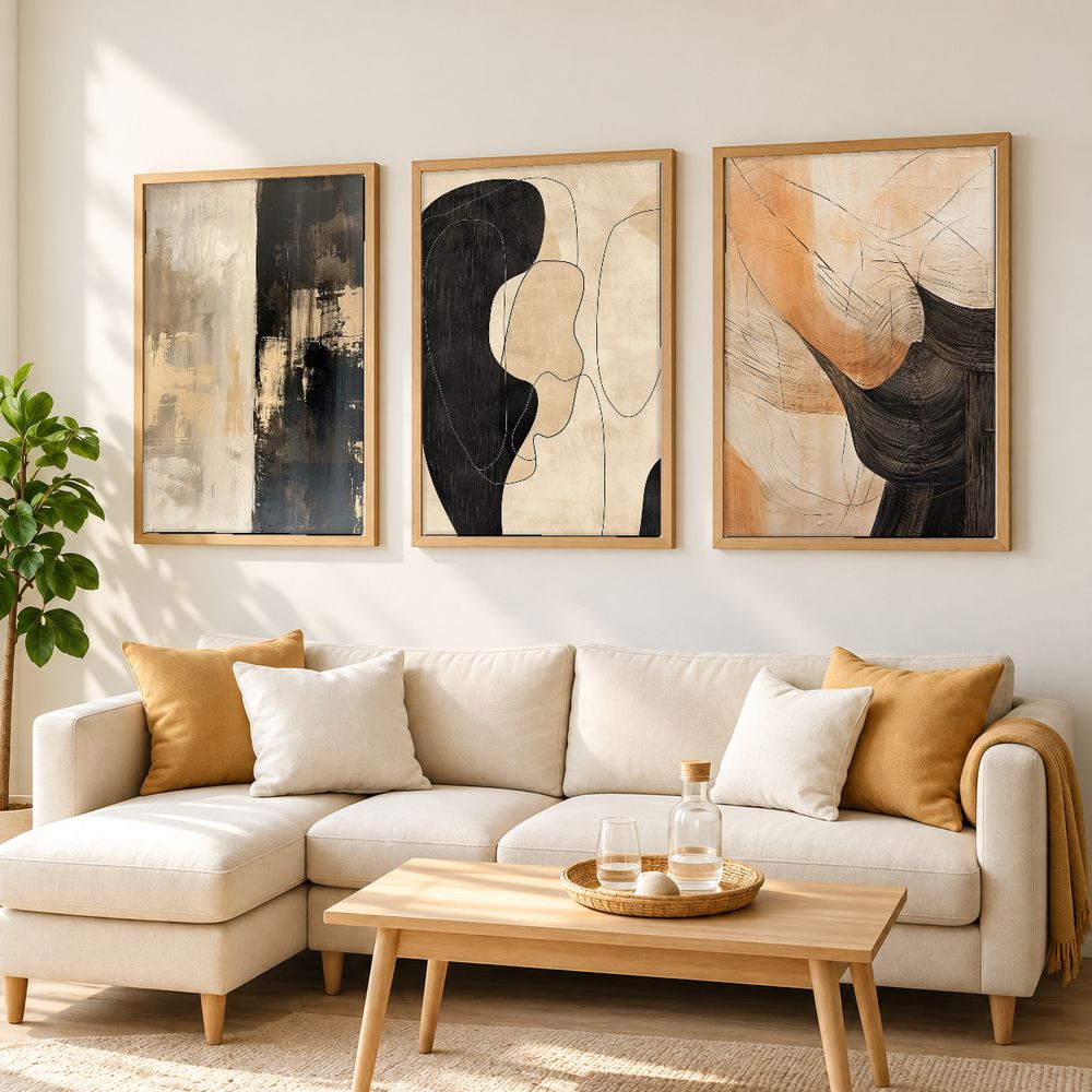 Set de cuadros decorativos que combinan