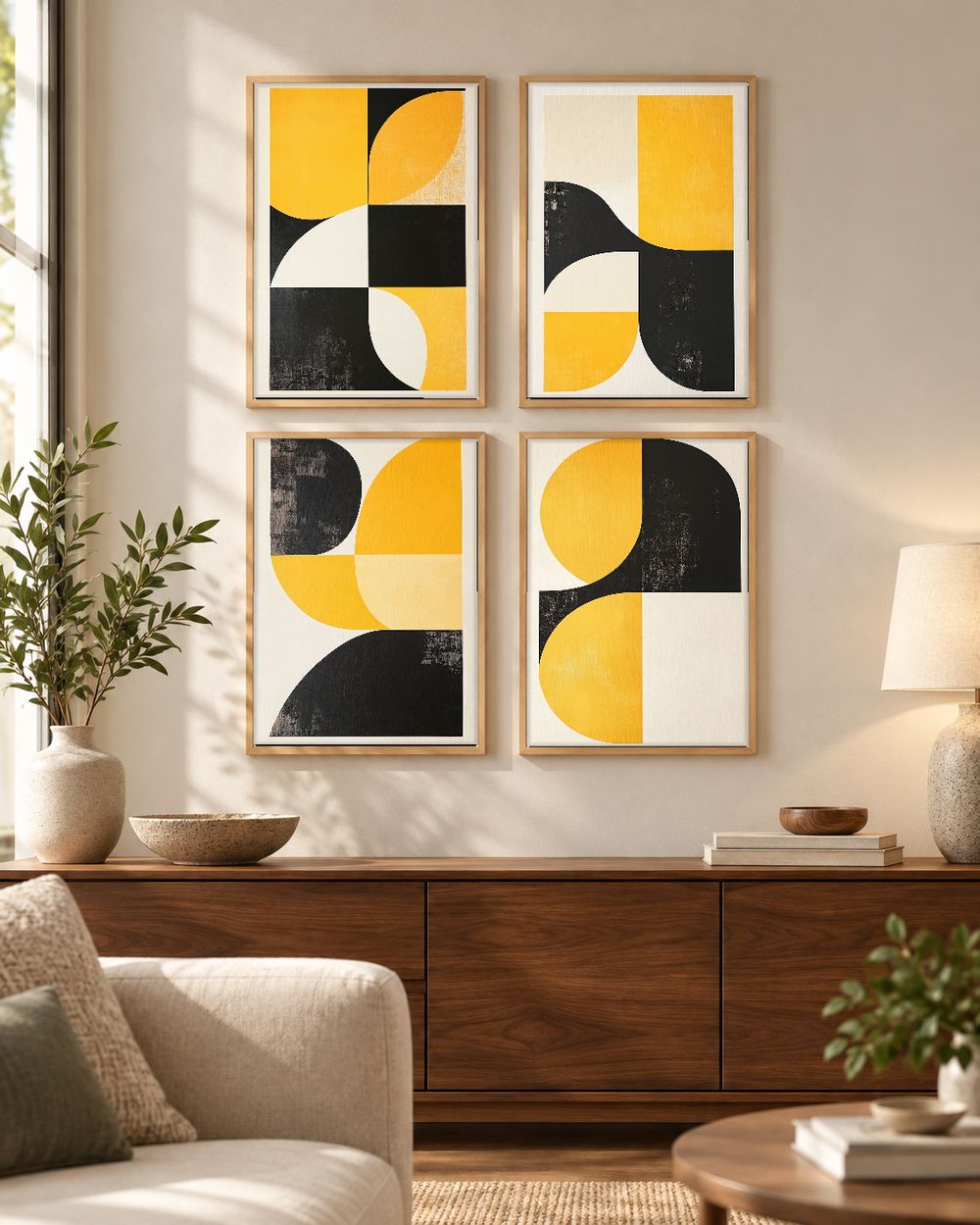 Set de cuadros decorativos que combinan