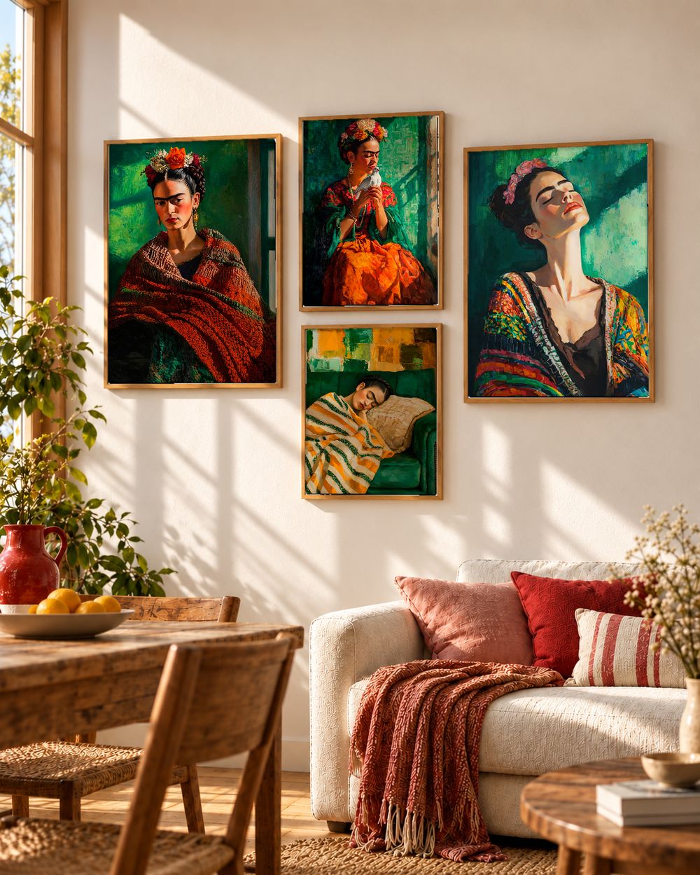 Set de cuadros decorativos que combinan