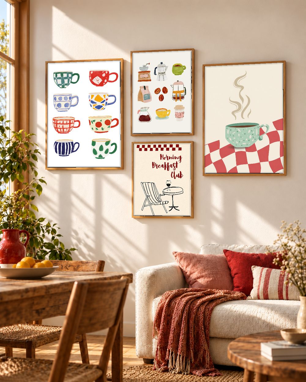 Set de cuadros decorativos que combinan