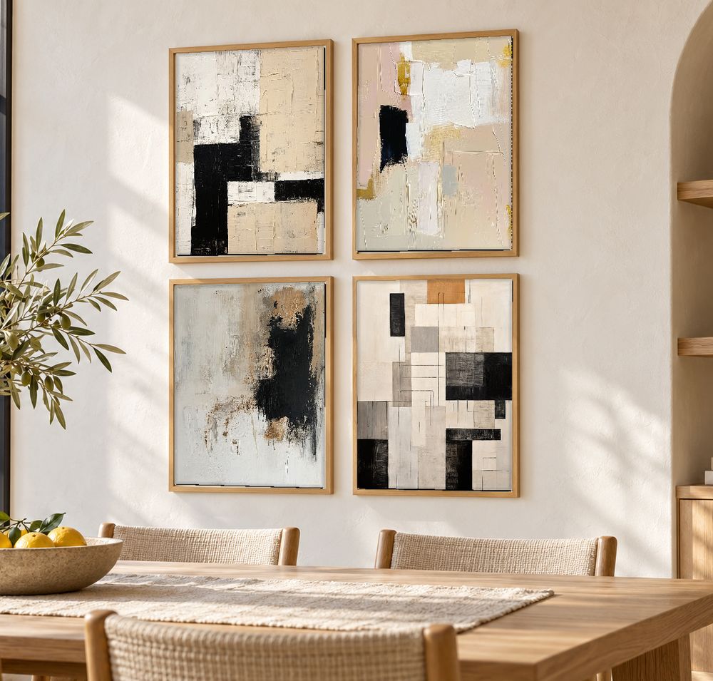 Set de cuadros decorativos que combinan