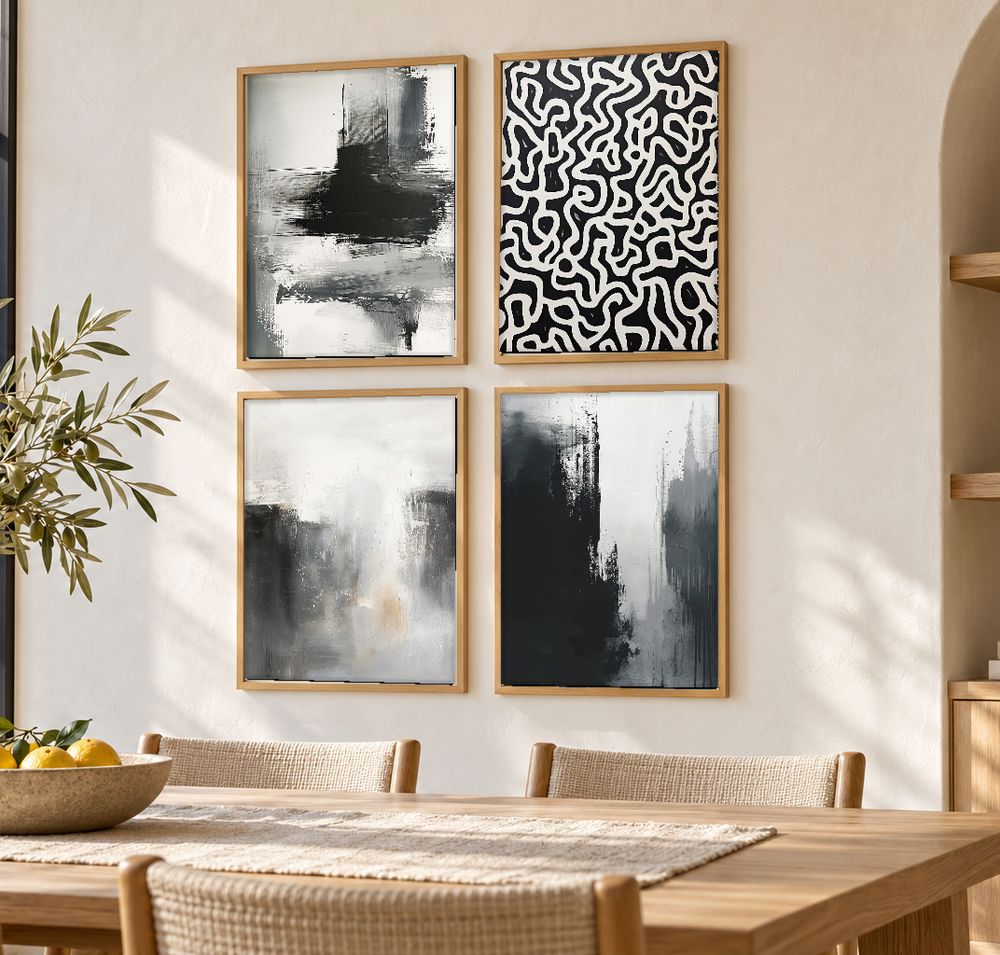 Set de cuadros decorativos que combinan