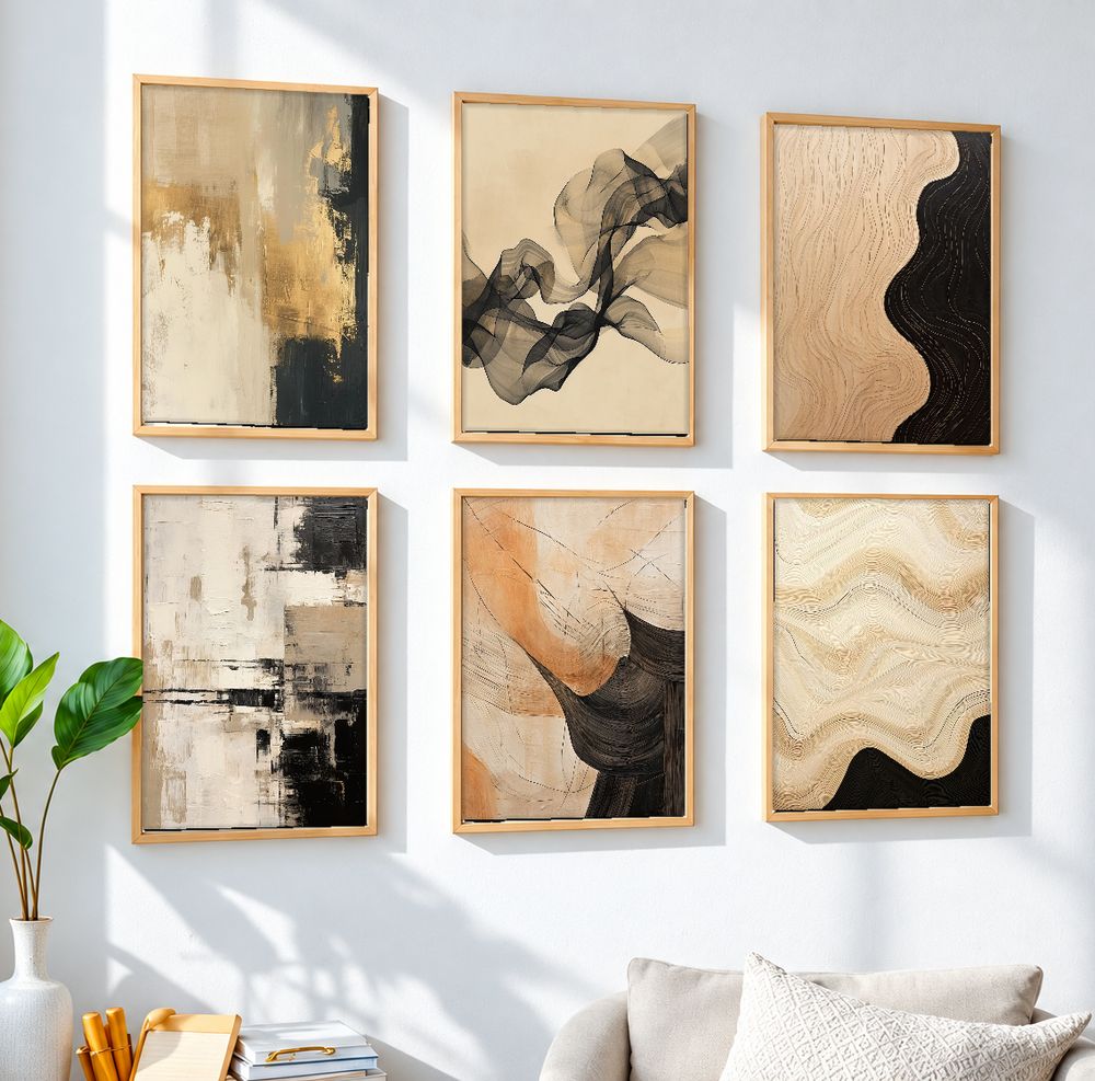 Set de cuadros decorativos que combinan