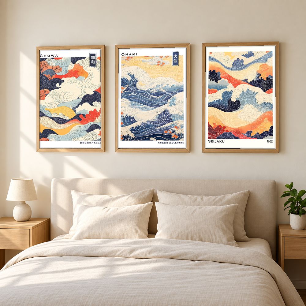Set de cuadros decorativos que combinan