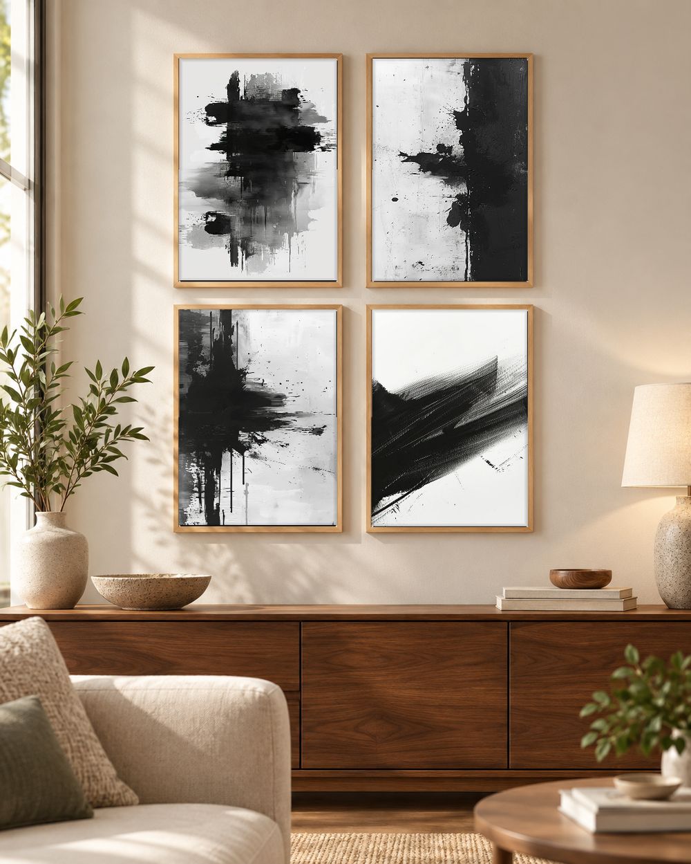 Set de cuadros decorativos que combinan