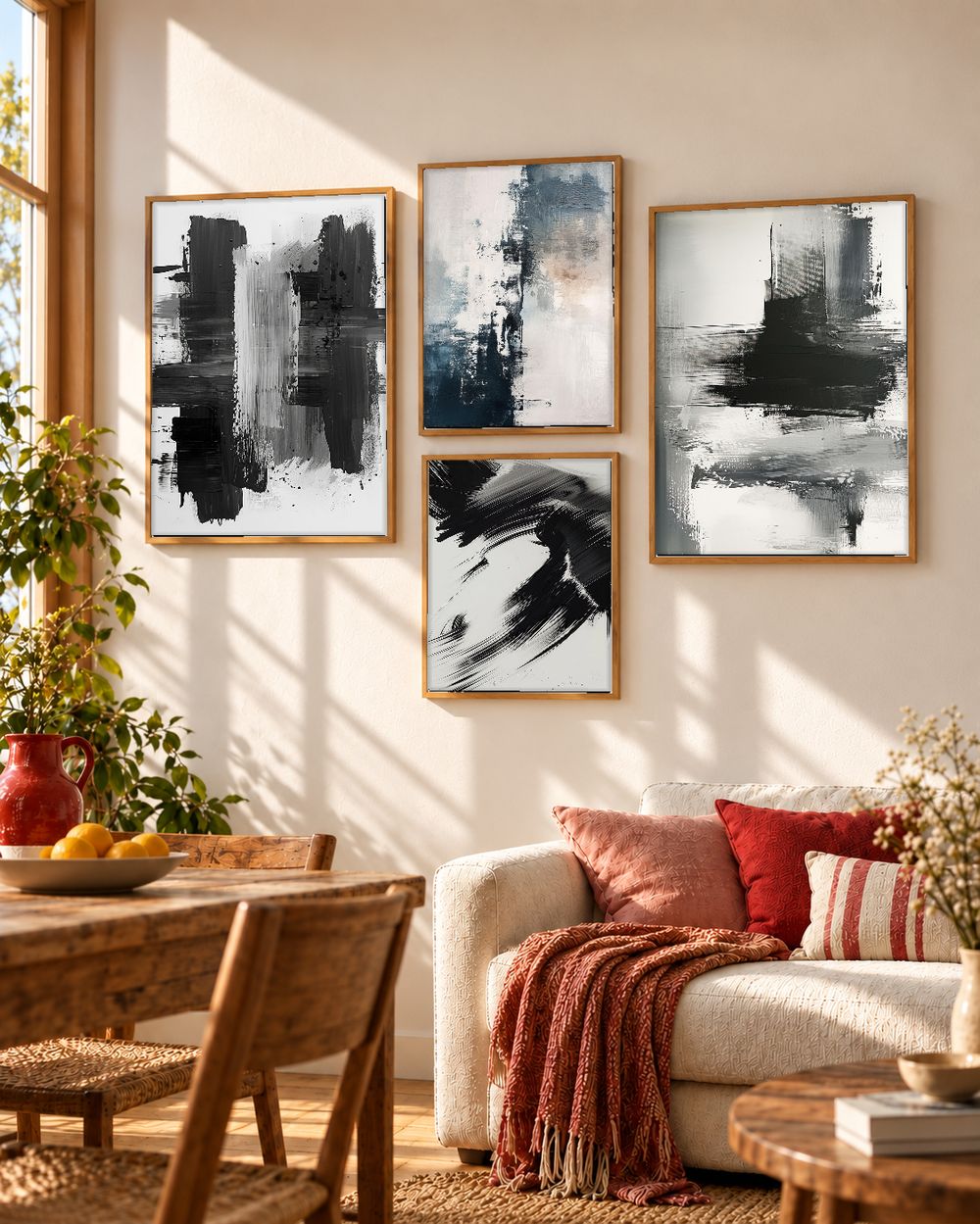 Set de cuadros decorativos que combinan